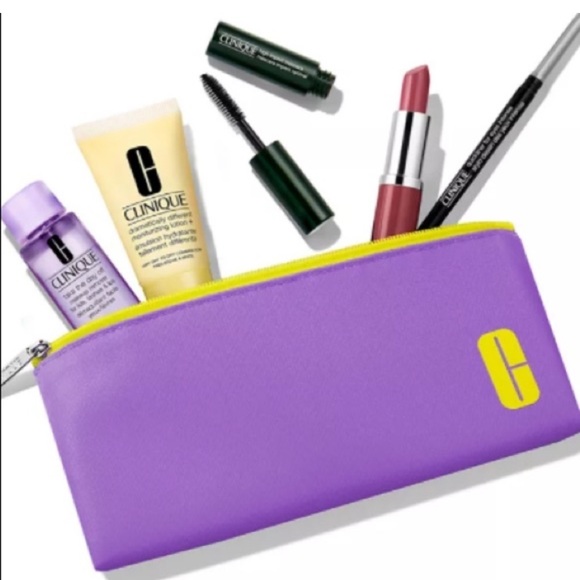 Clinique Other - Clinique Makeup/Skincare Set with Cosmetic Bag